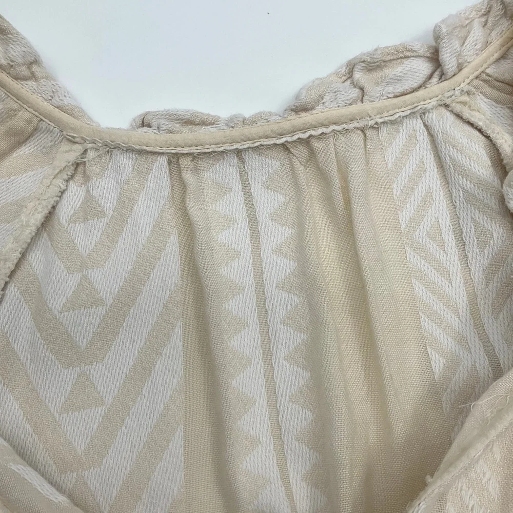 Maeve Dominique Anthropologie‎ Tunic Dress  Boho L Peasant Cottagecore Bohemian